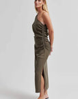 Second Female Refined One Shoulder Dress Canteen