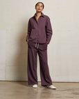 Perfectwhitetee Rosanna French Terry Pant Plum