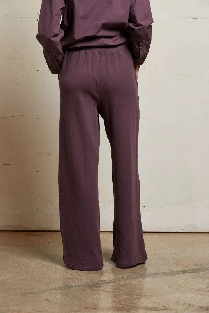 Perfectwhitetee Rosanna French Terry Pant Plum