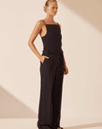Shona Joy Vento Mid Rise Pant Black