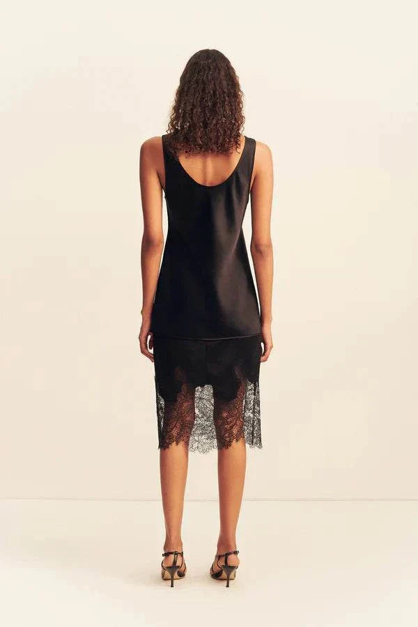 Shona Joy Savanna Scoop Neck Top Black