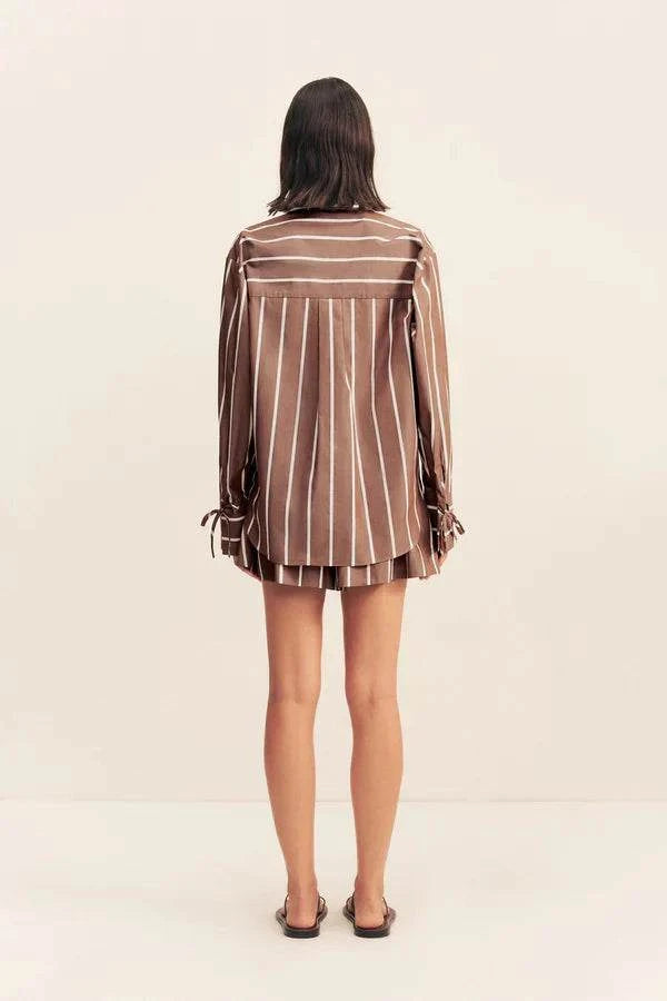 Shona Joy Spencer Cafe Au Laite Shirt