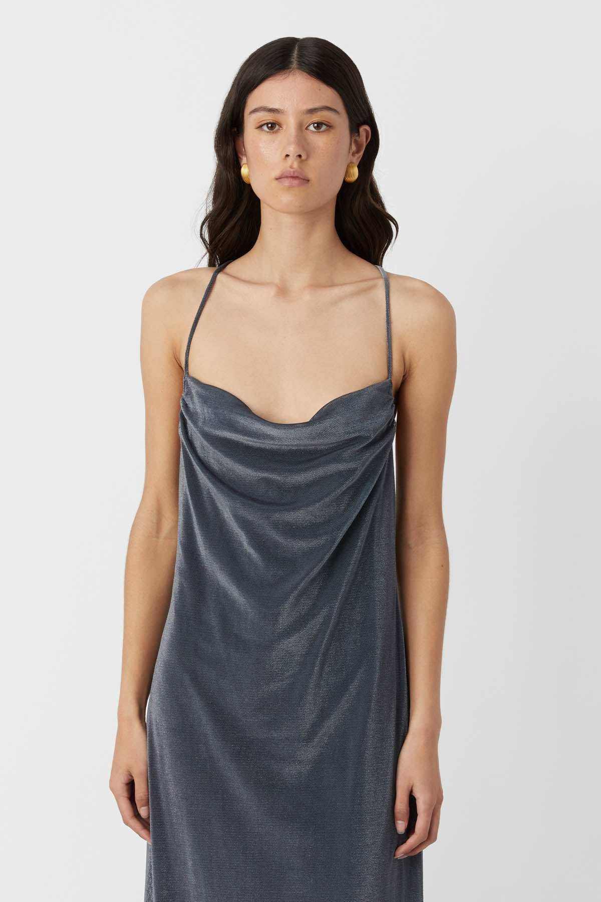 Camilla and Marc Lilo Dress Steel