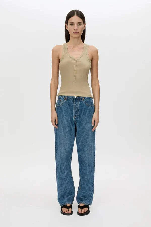 Camilla and Marc Nora Button Tank Sepia