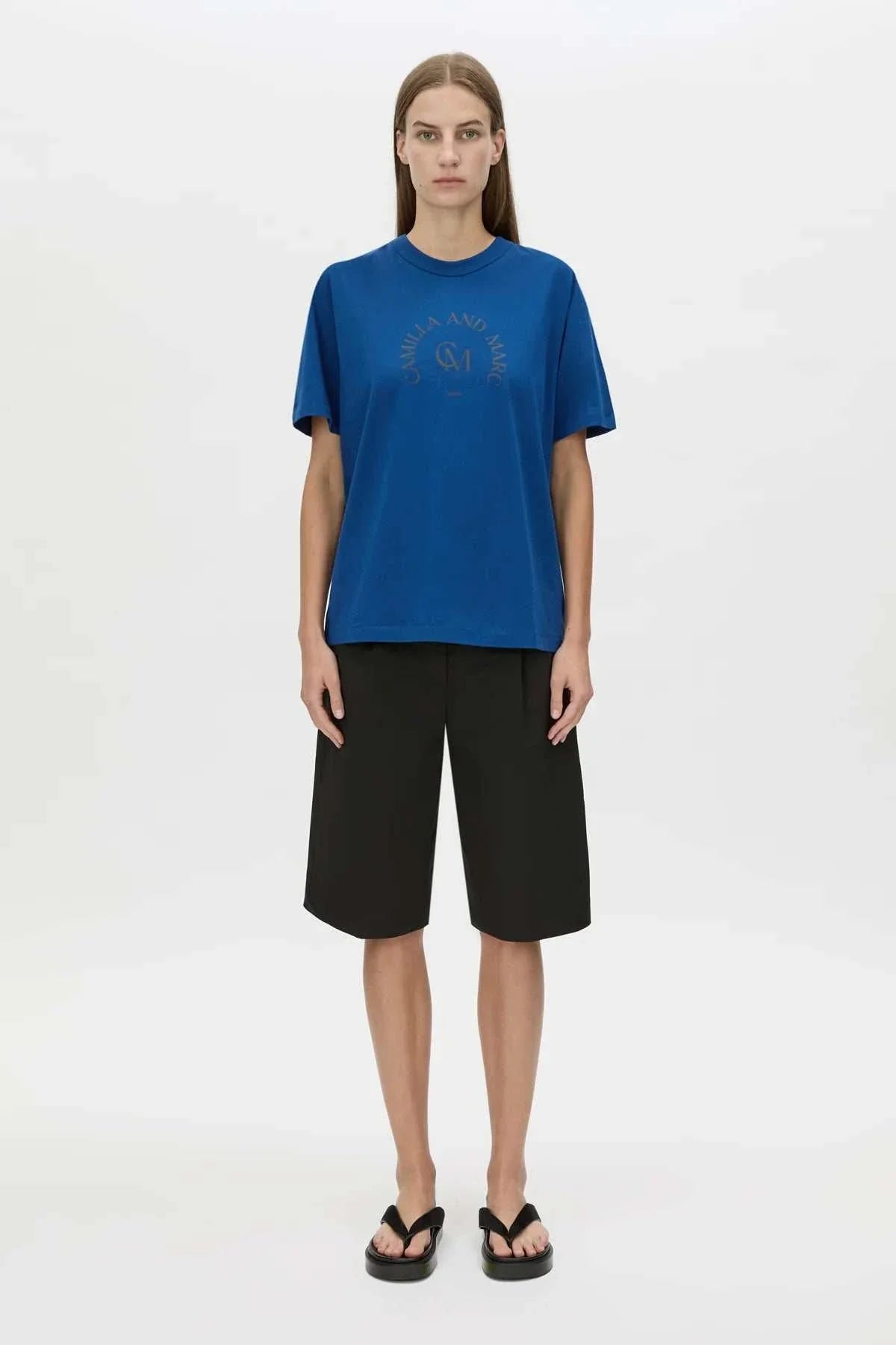Camilla and Marc Karine Graphic Tee Royal Blue