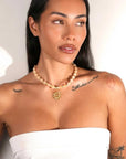 Indigo and Wolfe Aluna Necklace