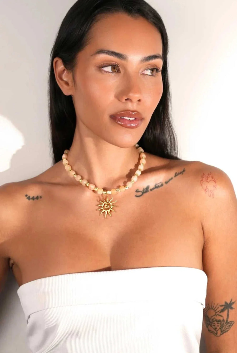 Indigo and Wolfe Aluna Necklace
