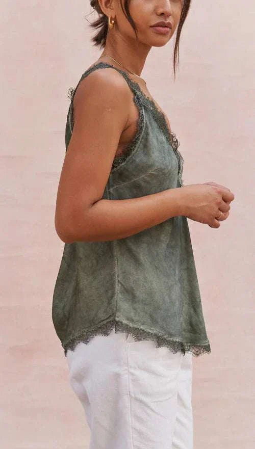 Charli Solange Camisole Khaki One Size