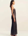 Shona Joy Amerie Strapless Maxi Dress Port Royale