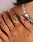Indigo and Wolfe Marine Ring
