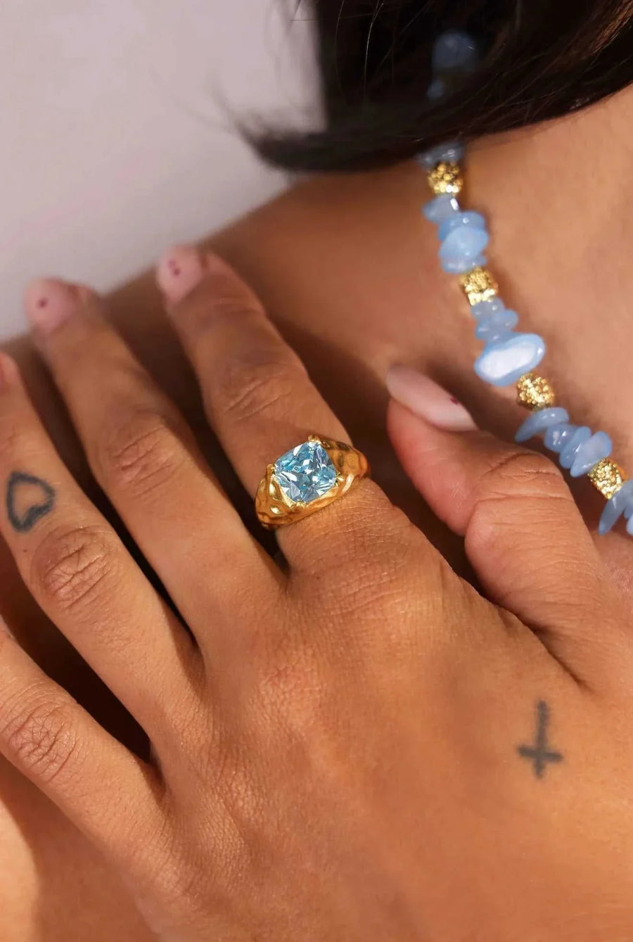 Indigo and Wolfe Marine Ring