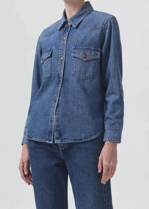 Agolde Glinda Shirt Rhythm