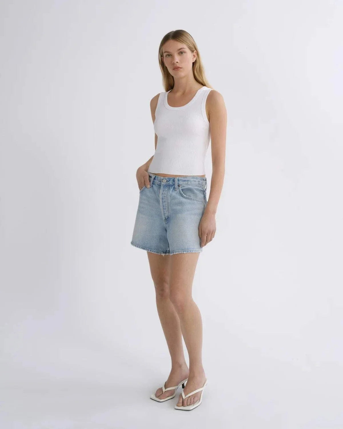 Agolde Leith Short Low Slung Relax Convert