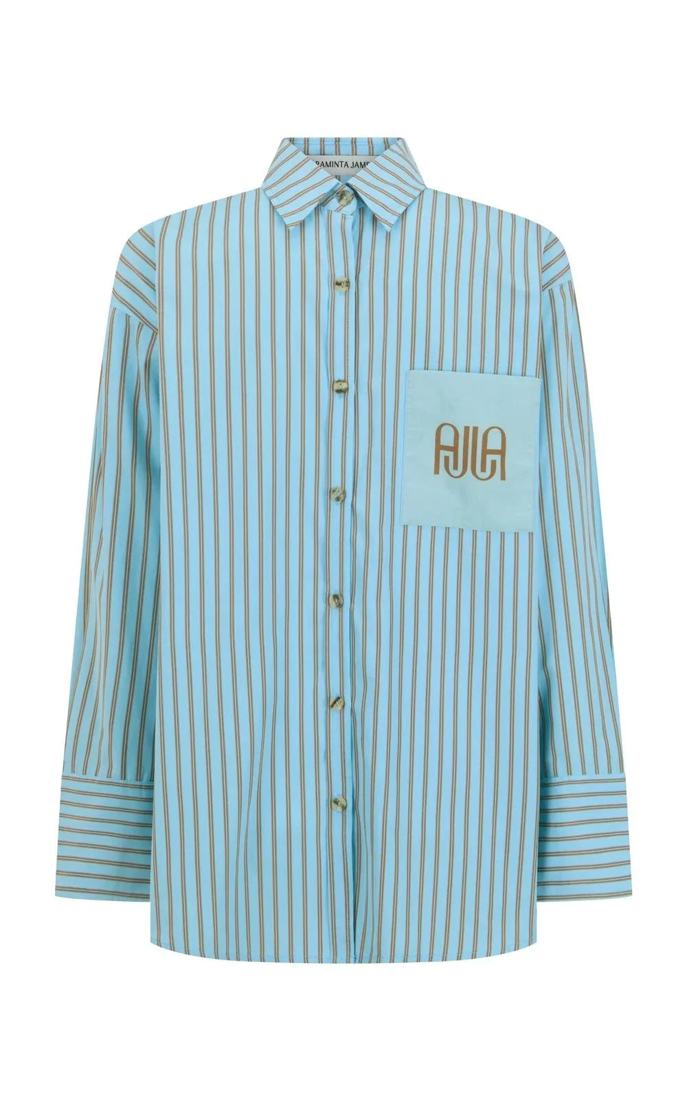 Araminta James AJJA Pocket Shirt Sky Blue