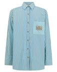 Araminta James AJJA Pocket Shirt Sky Blue