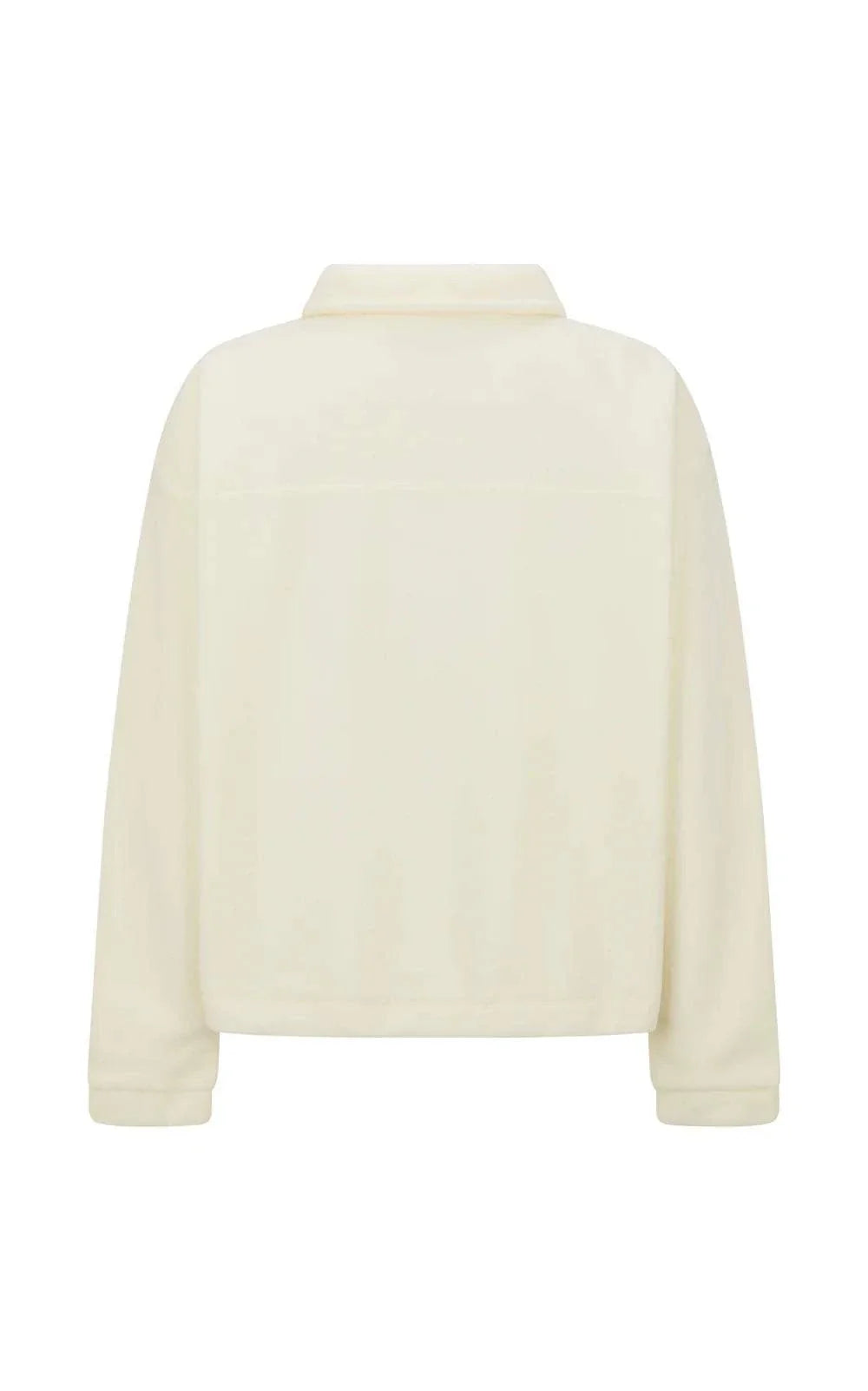 Araminta James Sherpa Zip Through Jacket in Coconut