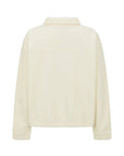 Araminta James Sherpa Zip Through Jacket in Coconut