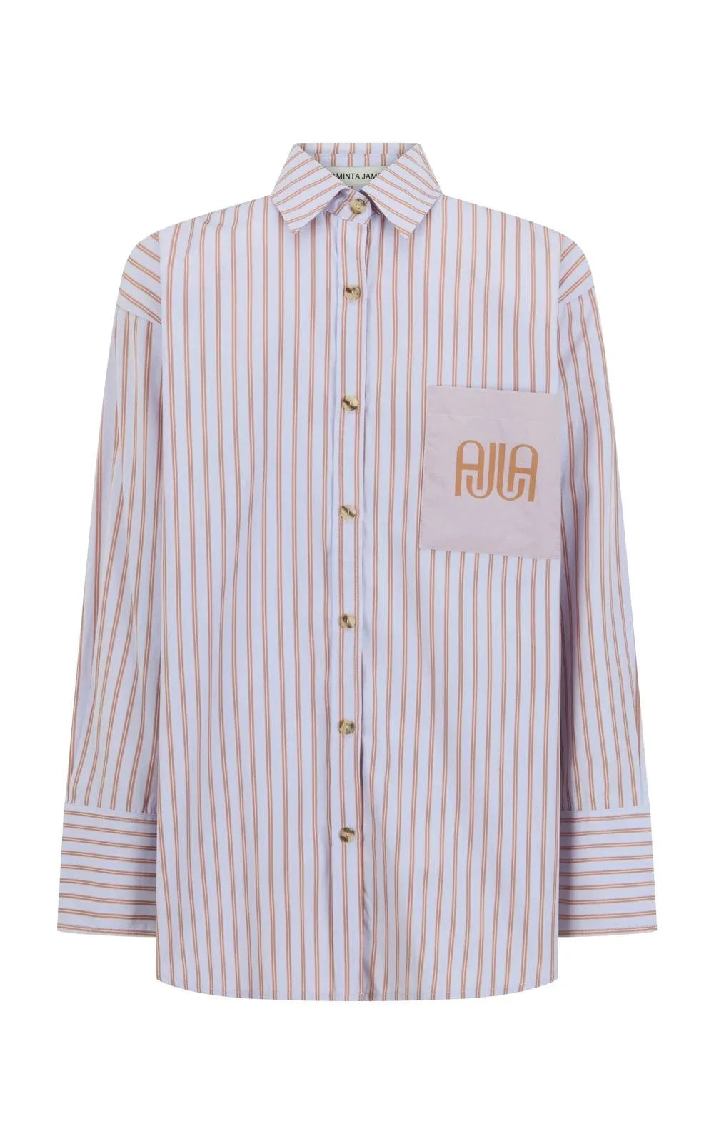 Araminta James Stripe Shirt Lavender