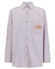 Araminta James Stripe Shirt Lavender