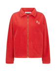 Araminta James Sherpa Zip Through Jacket Red Alert