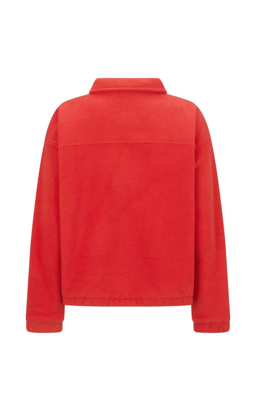 Araminta James Sherpa Zip Through Jacket Red Alert