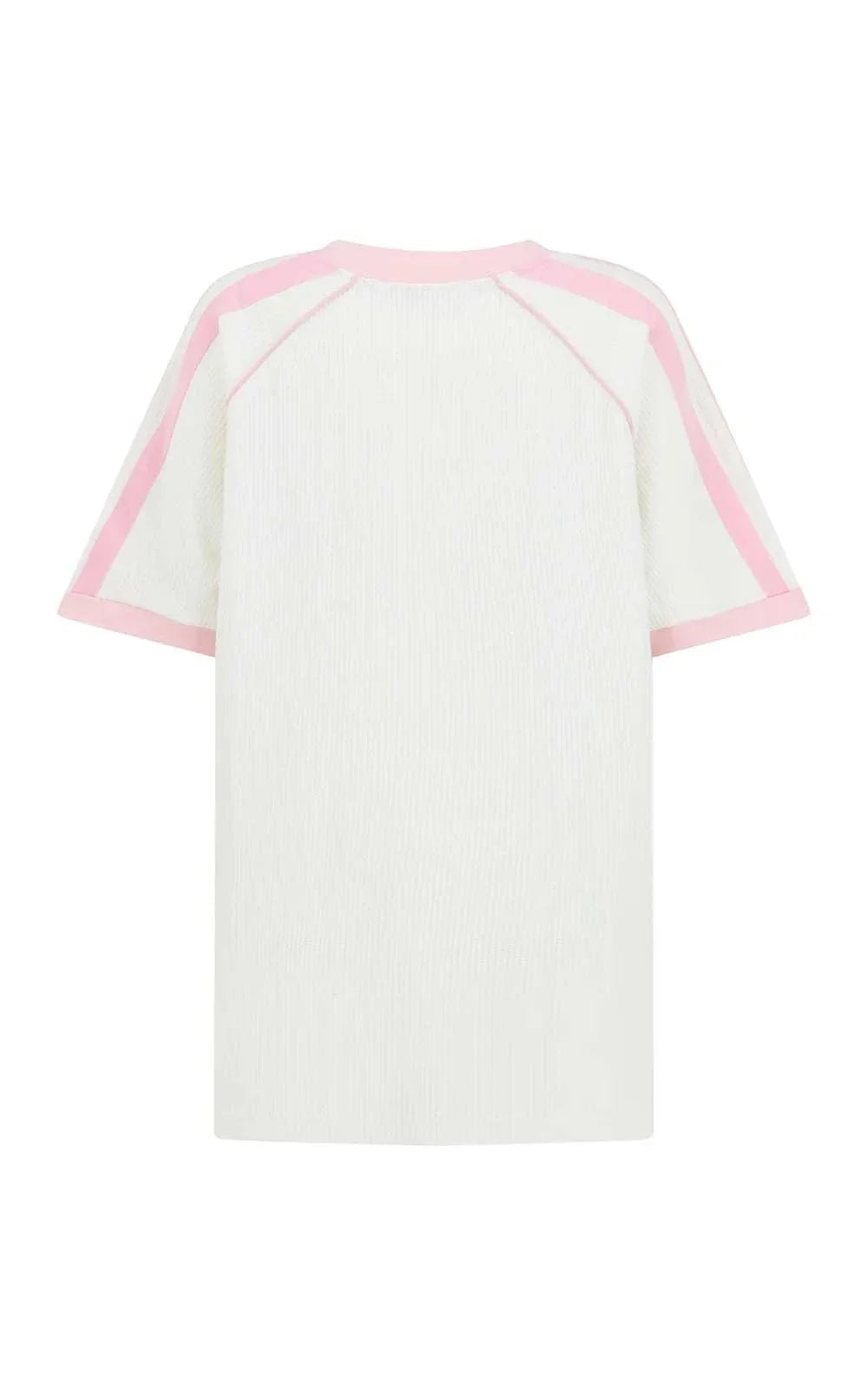 Araminta James James College Waffle Tee Snow