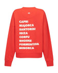 Araminta James Cin Cin Sweatshirt Coral