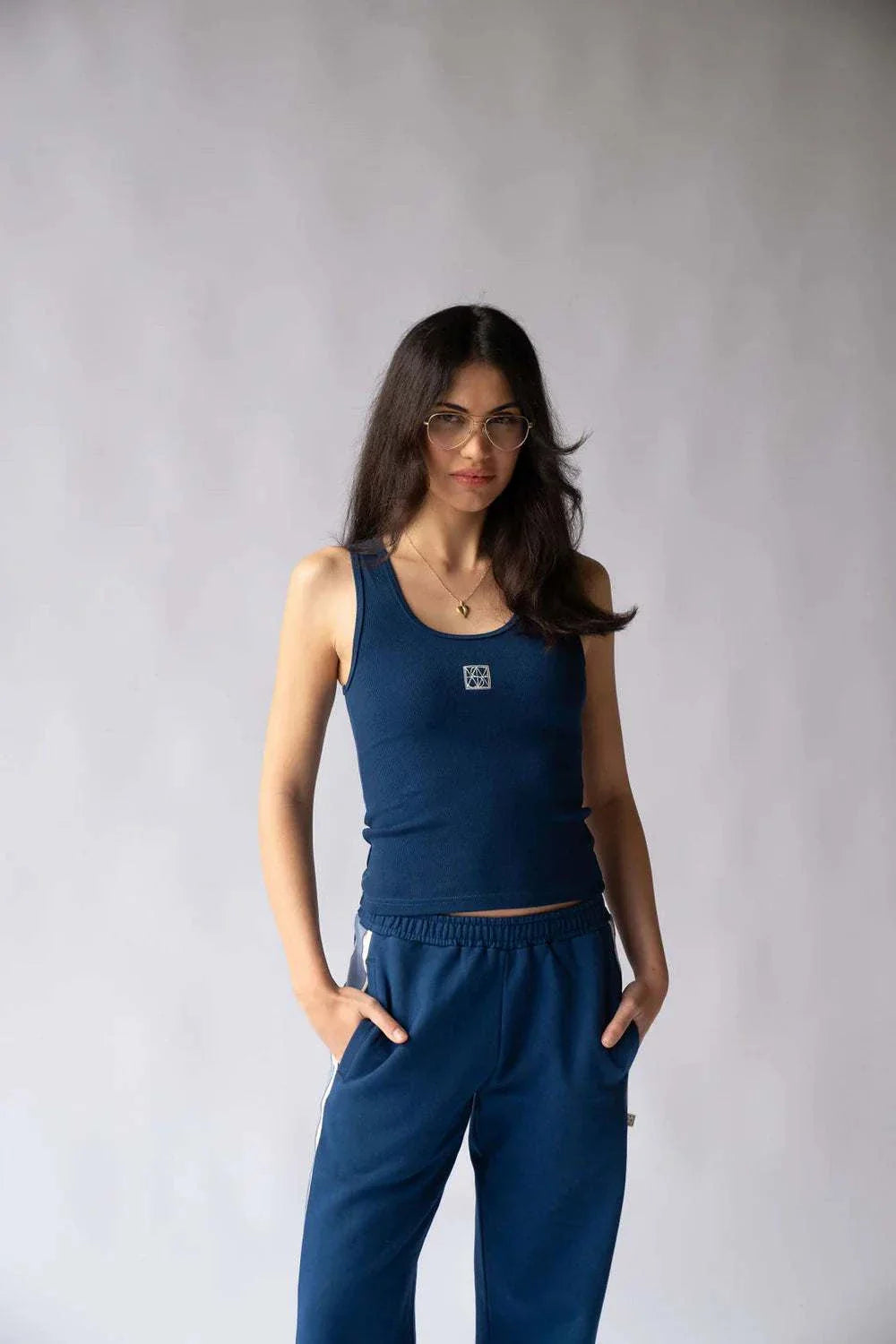 Araminta James Mio Tank Midnight Blue