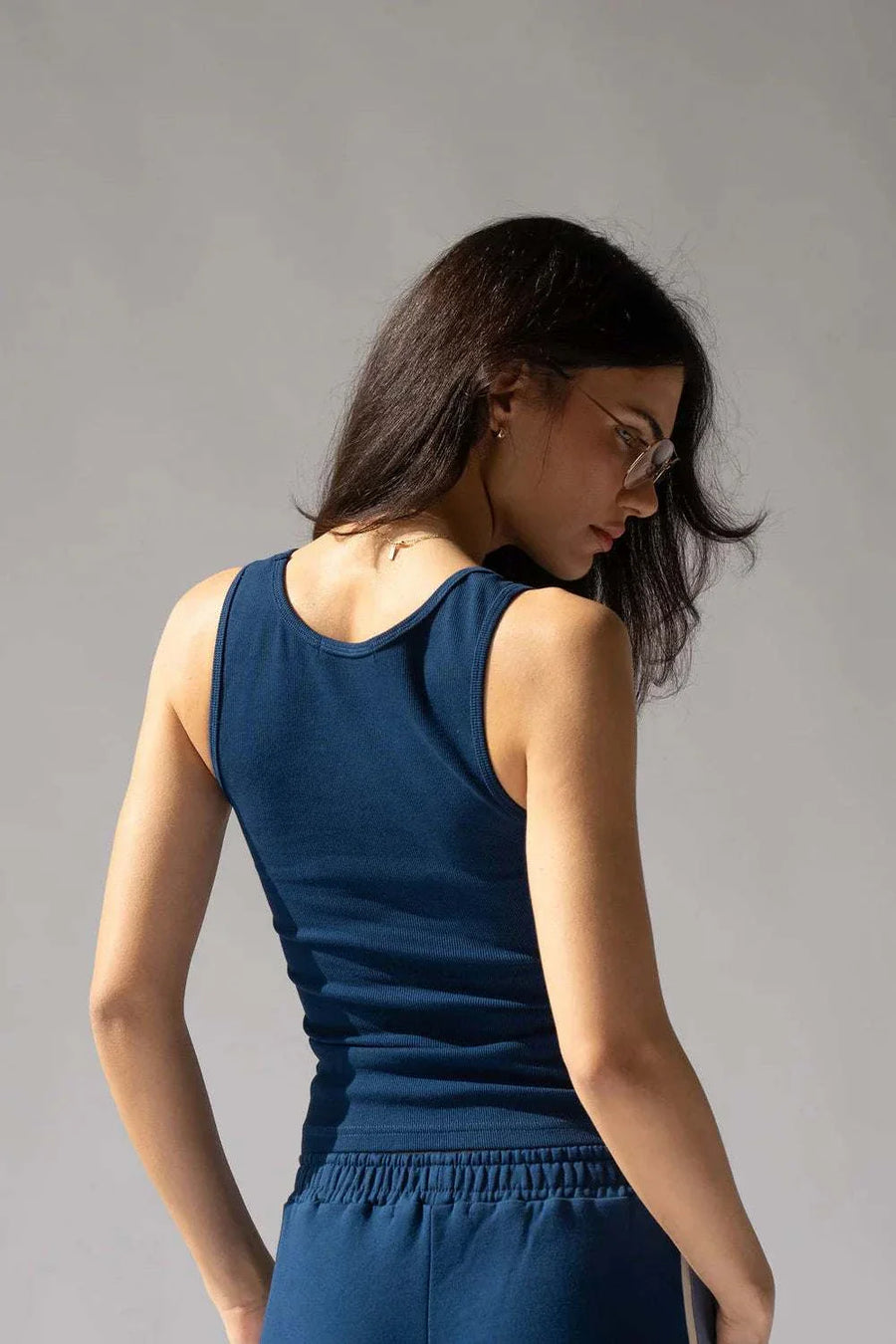 Araminta James Mio Tank Midnight Blue