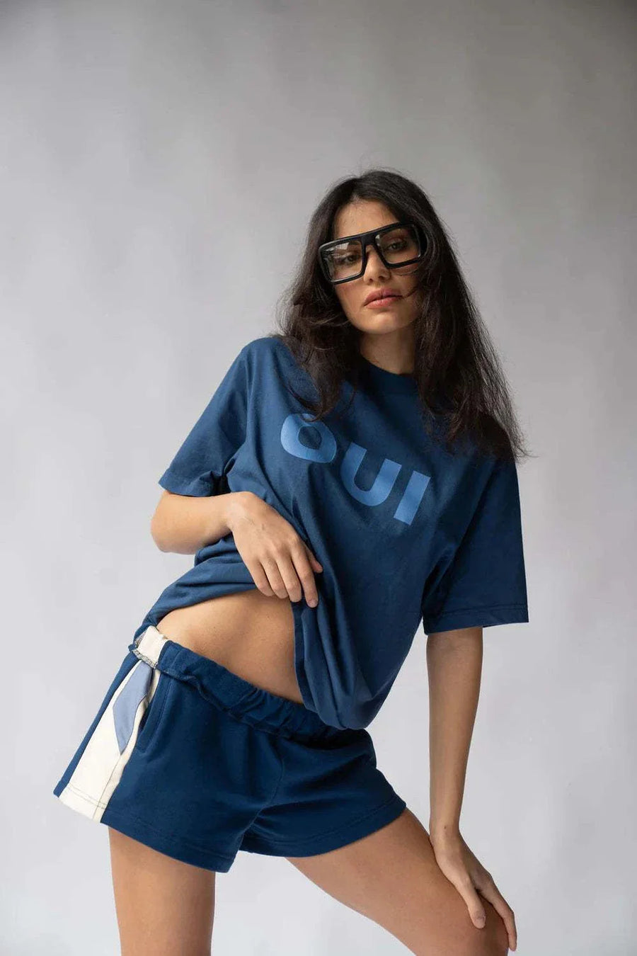 Araminta James Parisienne Tee Midnight Blue