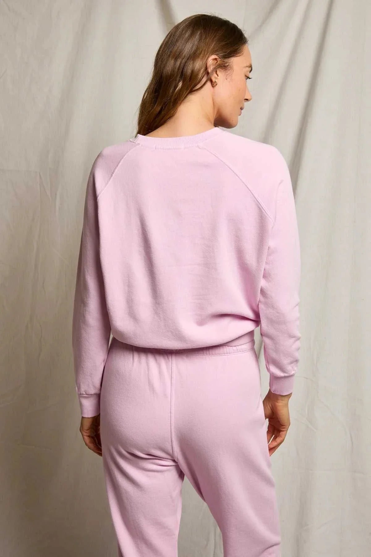 Perfectwhitetee Alexi French Terry Sweatshirt Sugar Pink