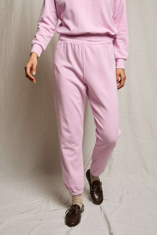 Perfectwhitetee Johnny French Terry Easy Sweatpant Sugar Pink