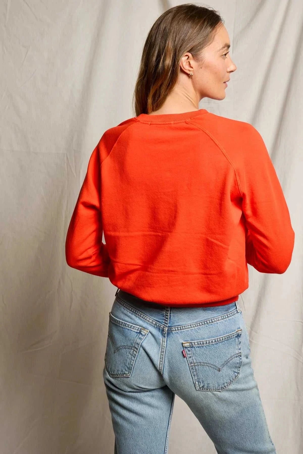 Perfectwhitetee Alexi French Terry Sweatshirt Tomato