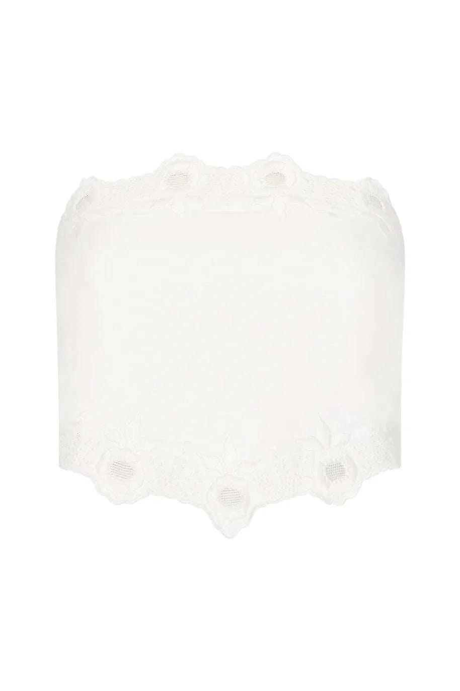 Posse Antoinette Tie Top Vintage White