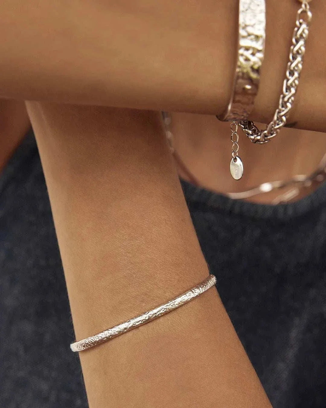 Arms of Eve Stevie Silver Cuff Bracelet