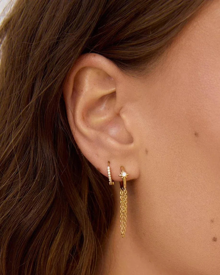 Arms of Eve Kenzie Gold Chain Earrings