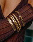 Arms of Eve Melrose Cuff Gold Stone