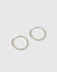 Arms of Eve Arabella Silver Hoop Earrings