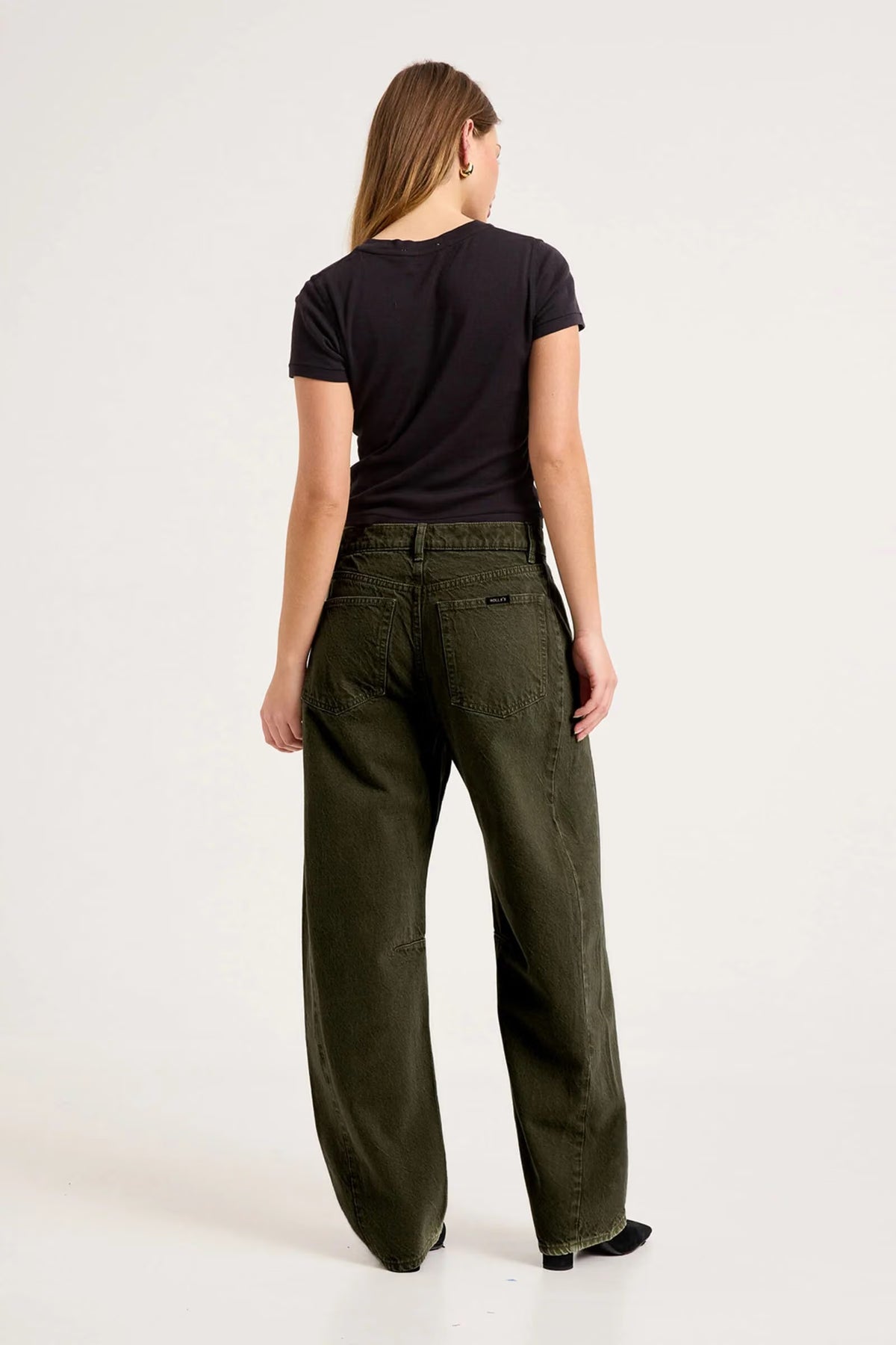 Rollas Arc Barrel Jeans Long Military