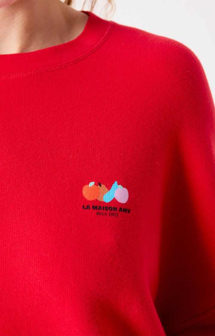 American Vintage Atubay Sweatshirt Tomato