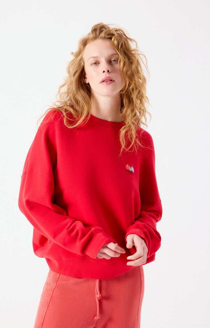 American Vintage Atubay Sweatshirt Tomato