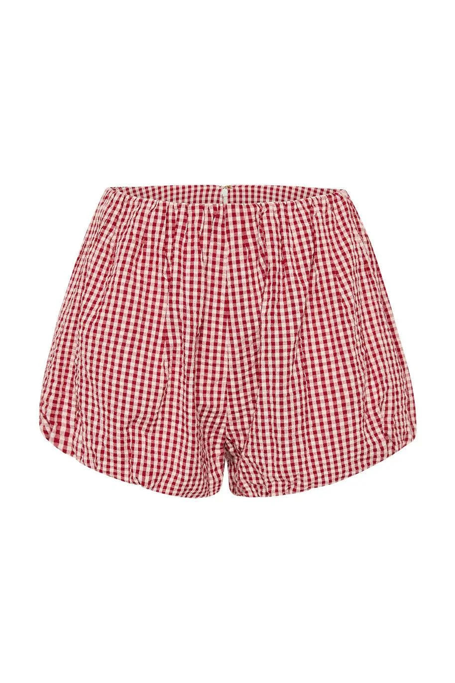 Posse Aurelia Short Red Gingham