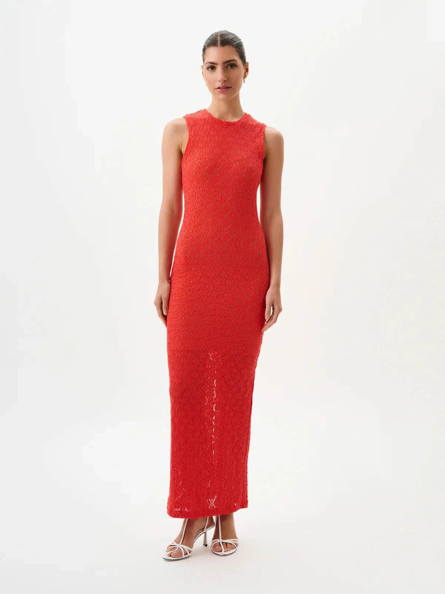 Roame Theodore Dress Scarlet