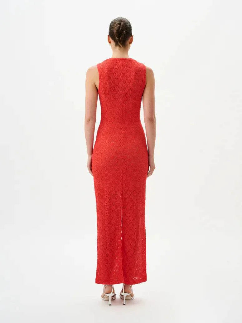 Roame Theodore Dress Scarlet