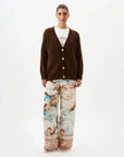 Roame Arthur Cardigan Mahogany