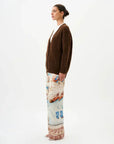 Roame Arthur Cardigan Mahogany