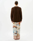 Roame Arthur Cardigan Mahogany