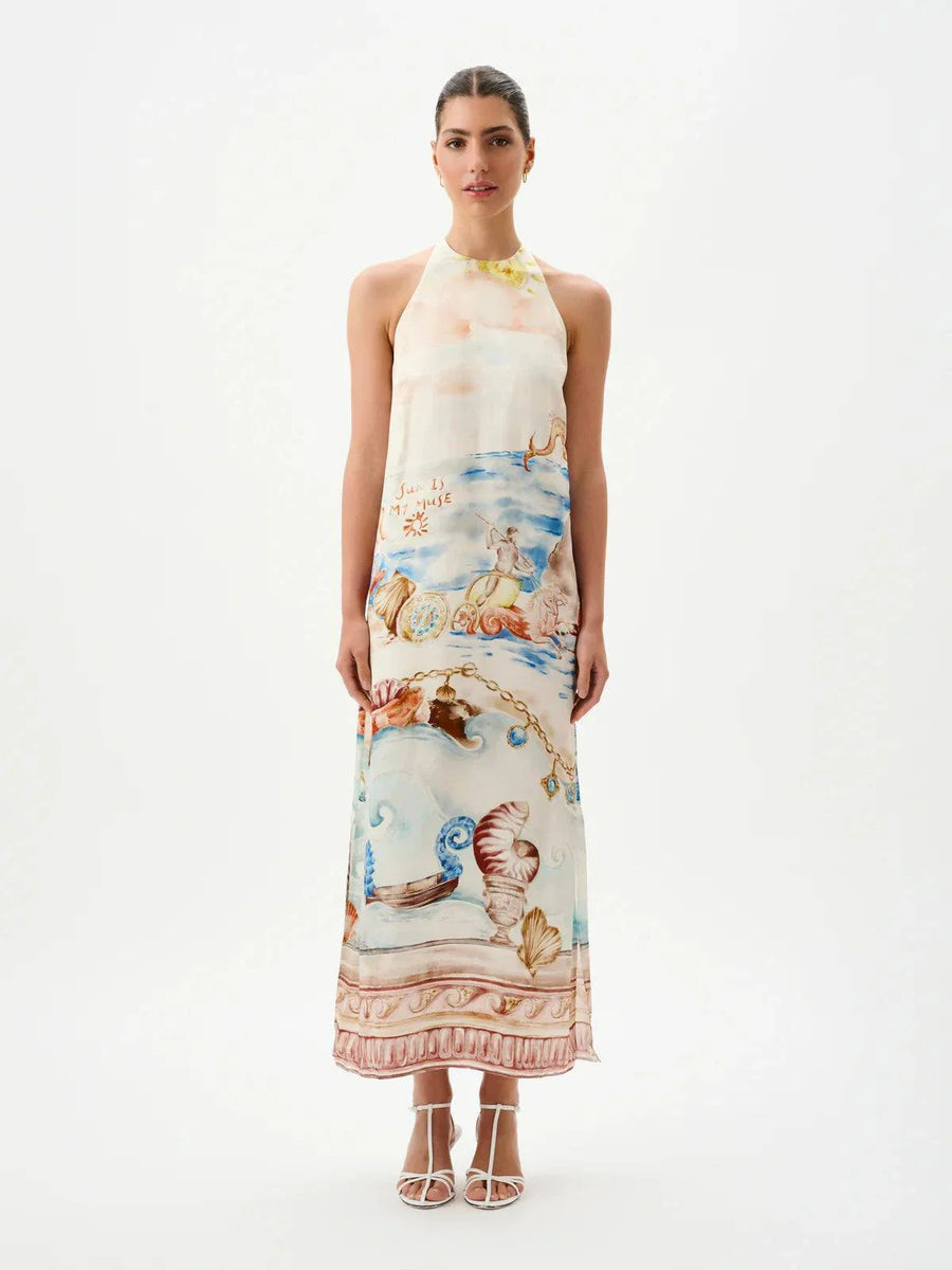 Roame Dakota Halter Dress Oracle