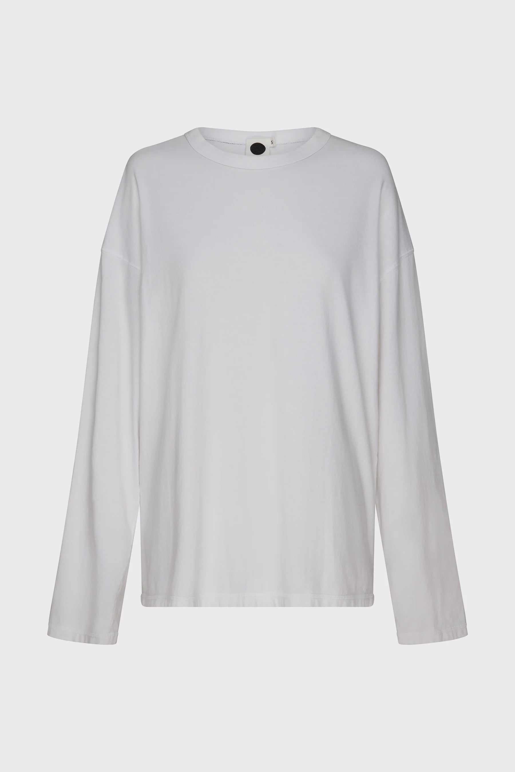Bassike Midweight Coverstitch Long Sleeve T.Shirt