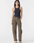 Bassike Fine Merino Wool Tank Charcoal Marl